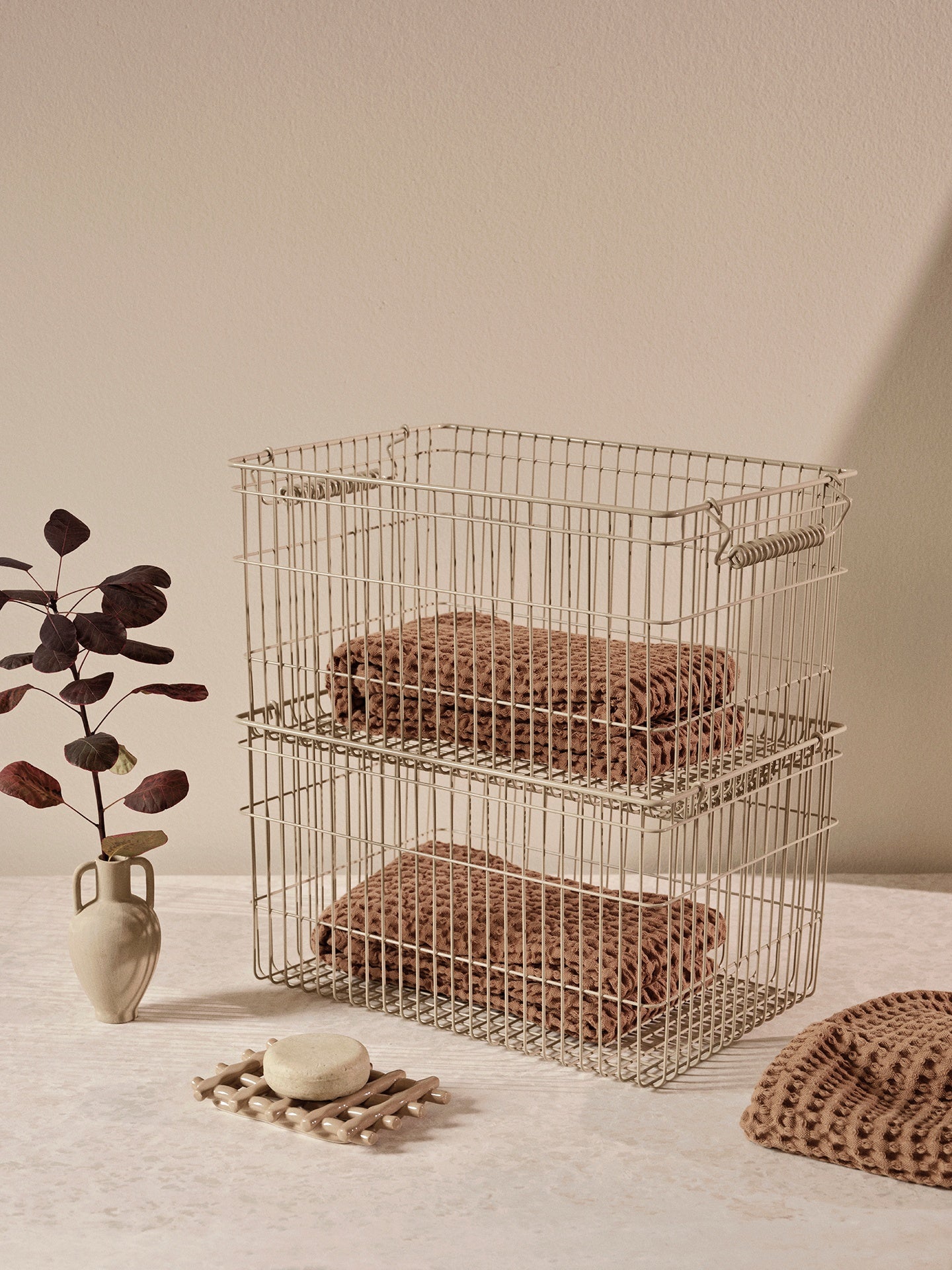 Cala Stackable Baskets - Set of 2