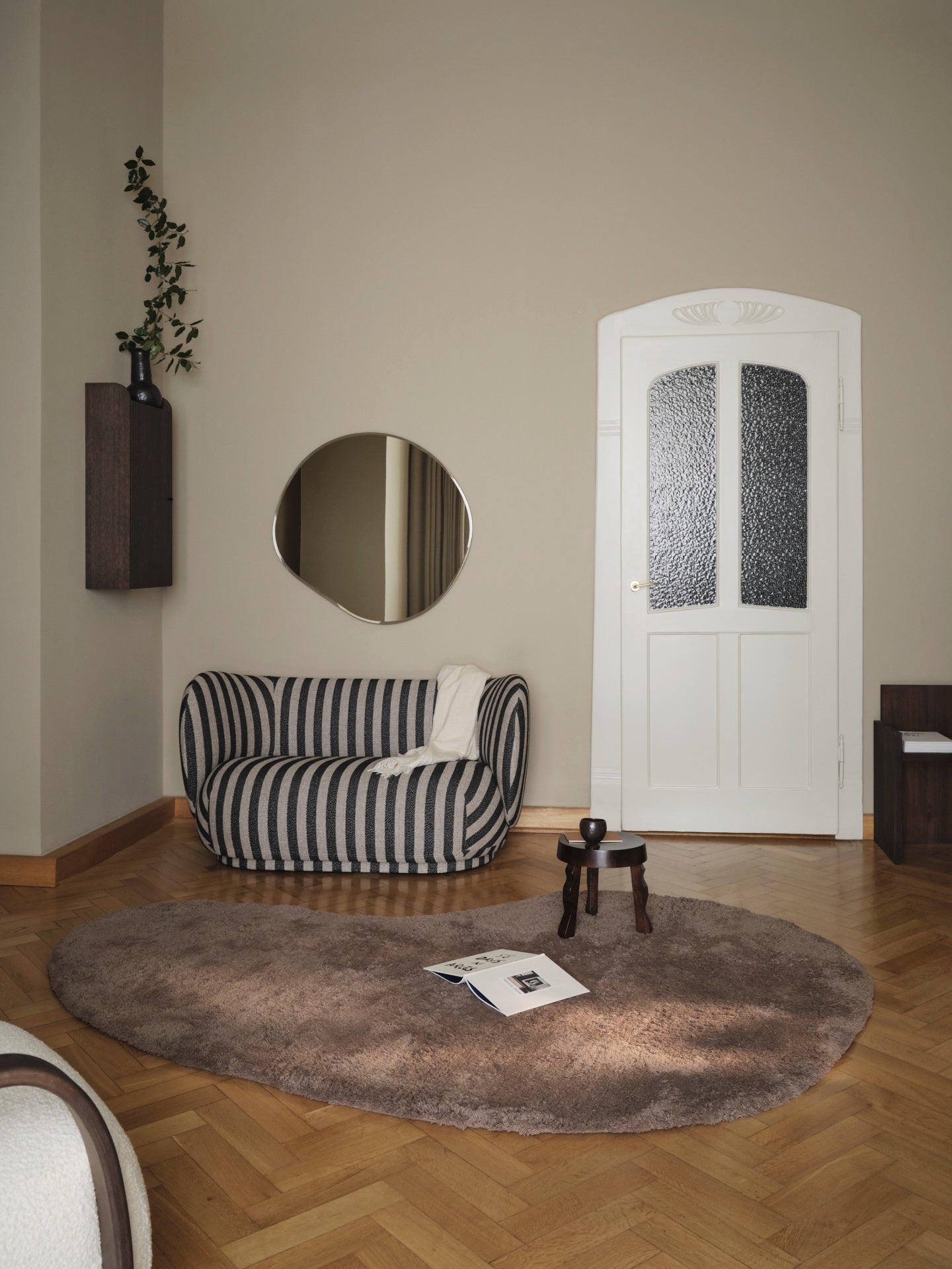 Rico 2-Seater Sofa - Louisiana Sand/Black