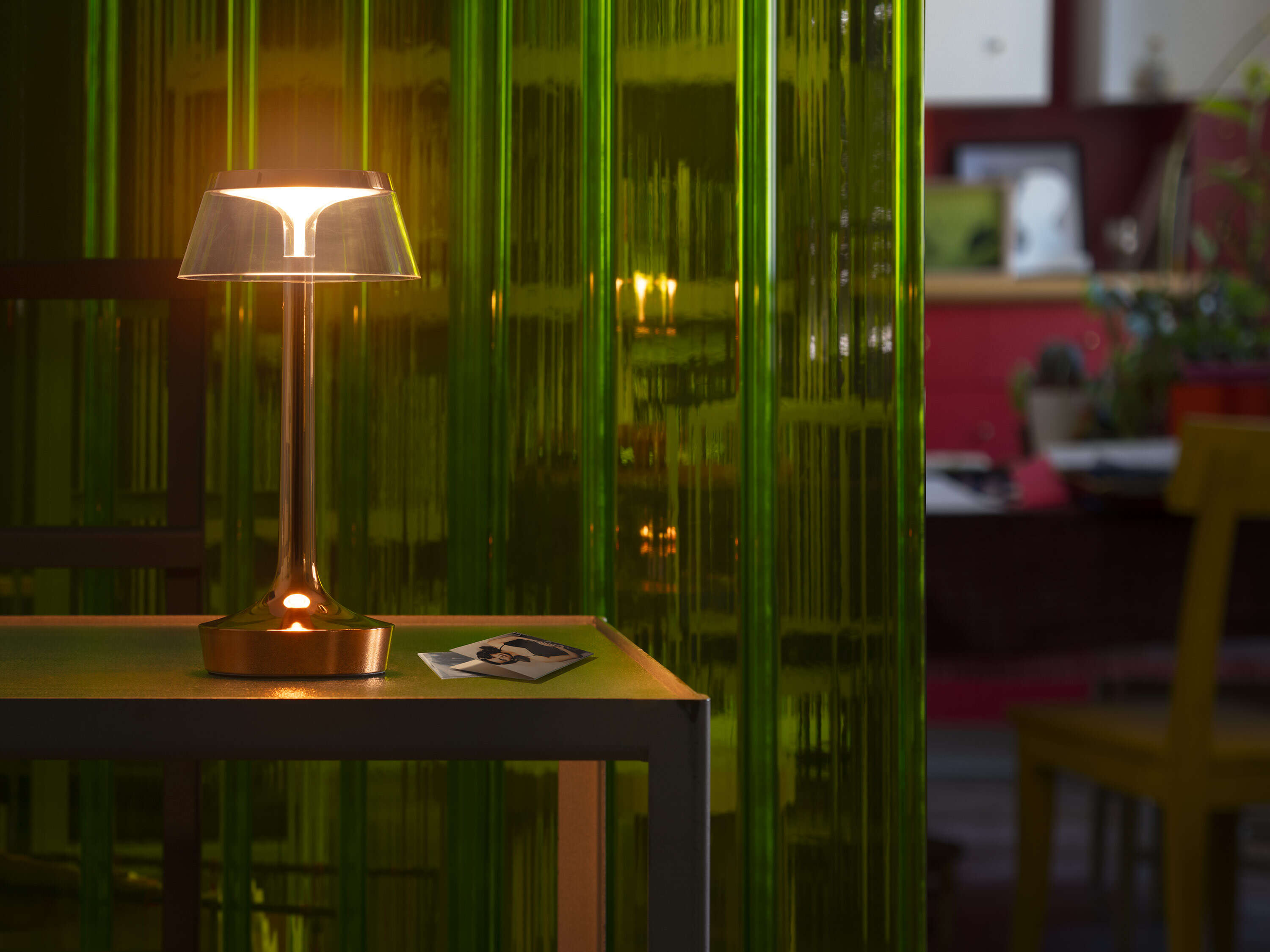 Bon Jour Unplugged Table Lamp