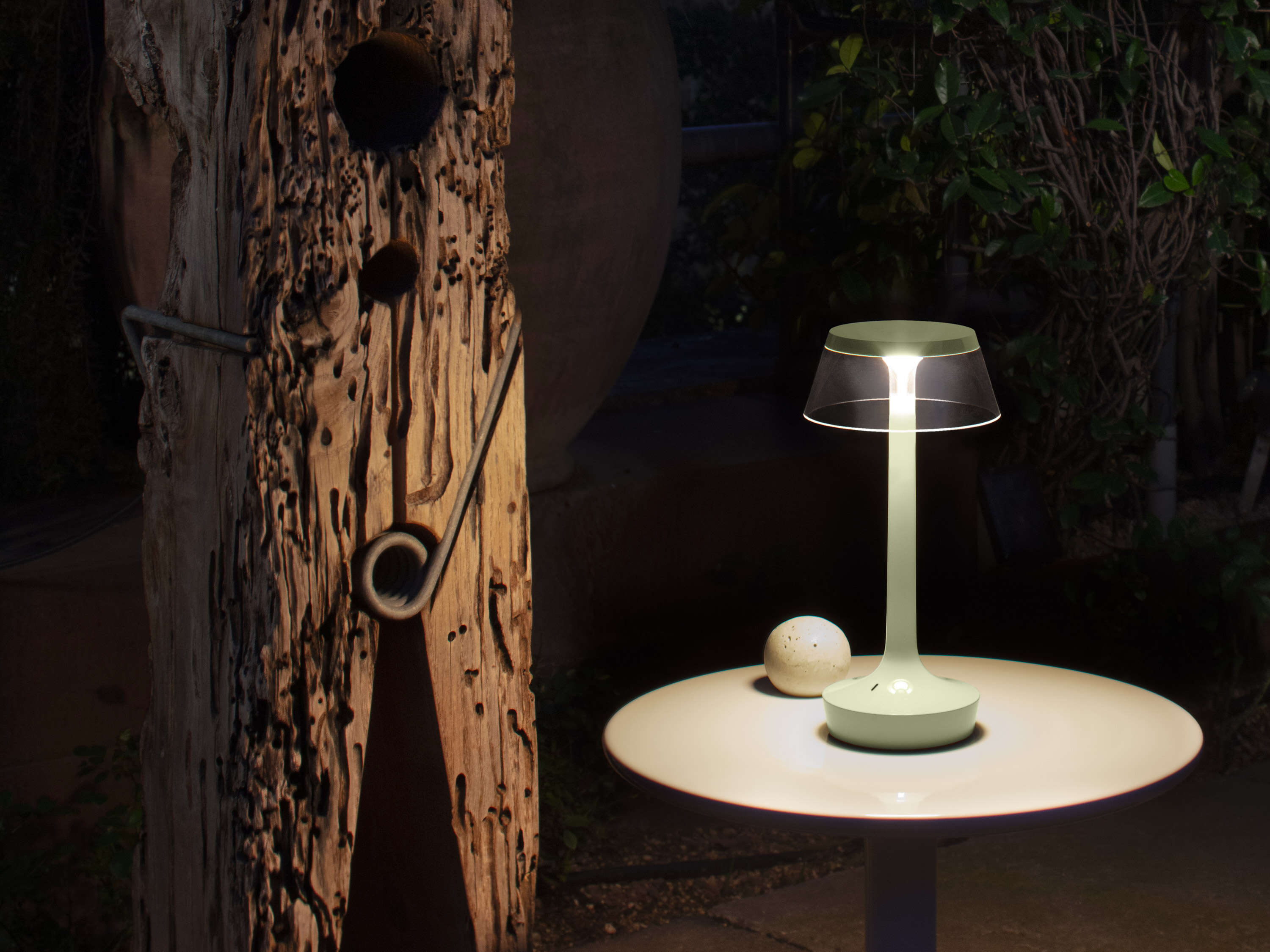 Bon Jour Unplugged Table Lamp