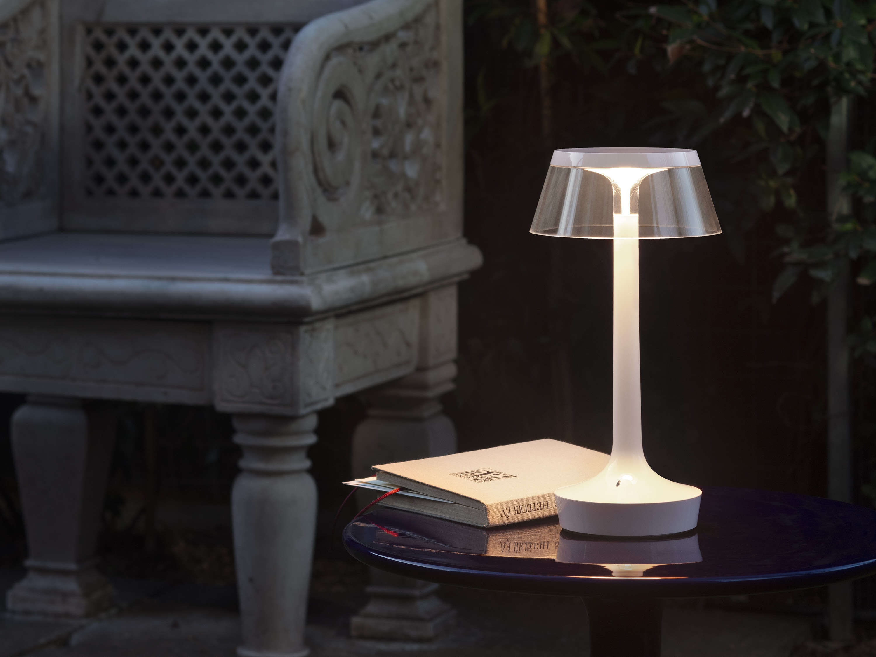 Bon Jour Unplugged Table Lamp