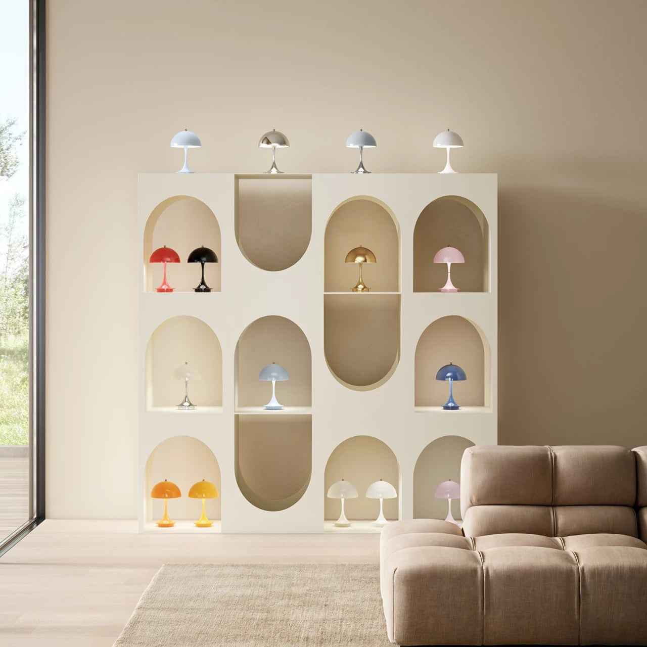 Panthella 160 Portable Table Lamp