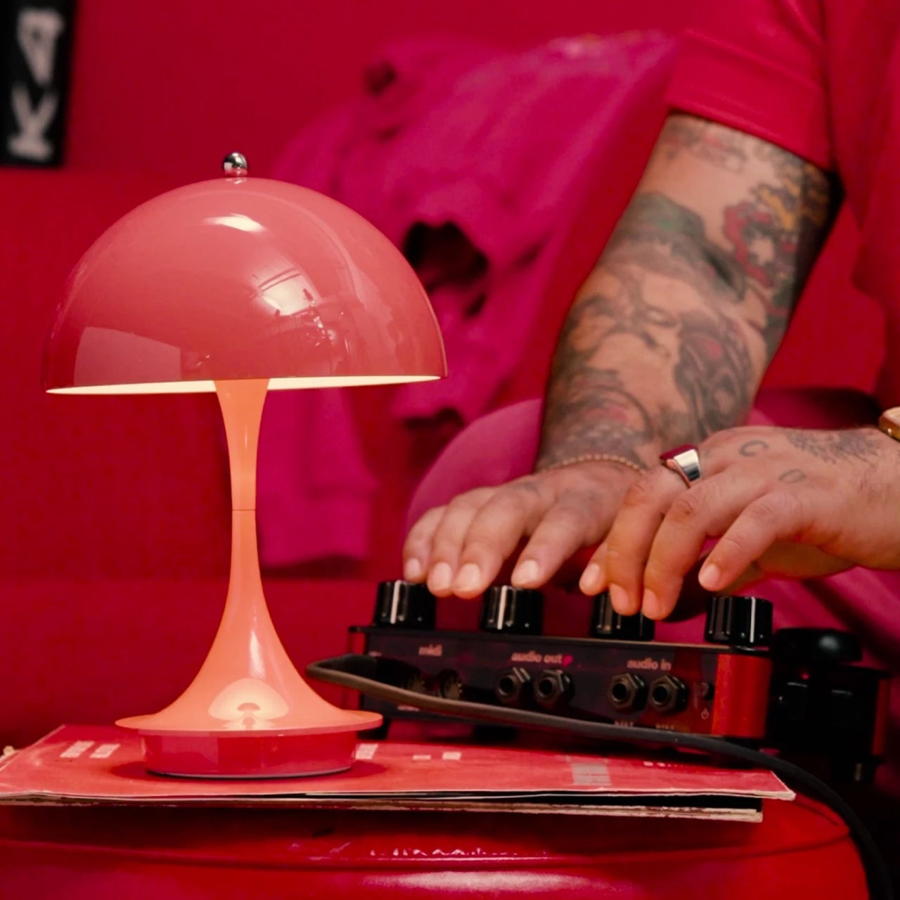 Panthella 160 Portable Table Lamp