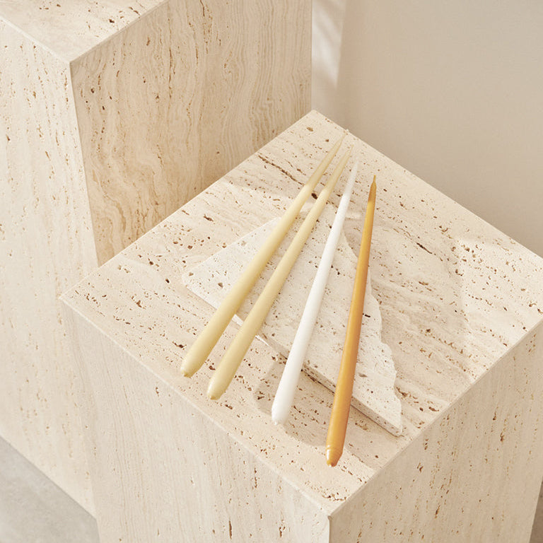 STOFF Nagel Taper Candle by Ester & Erik, Ginger, Set of 6