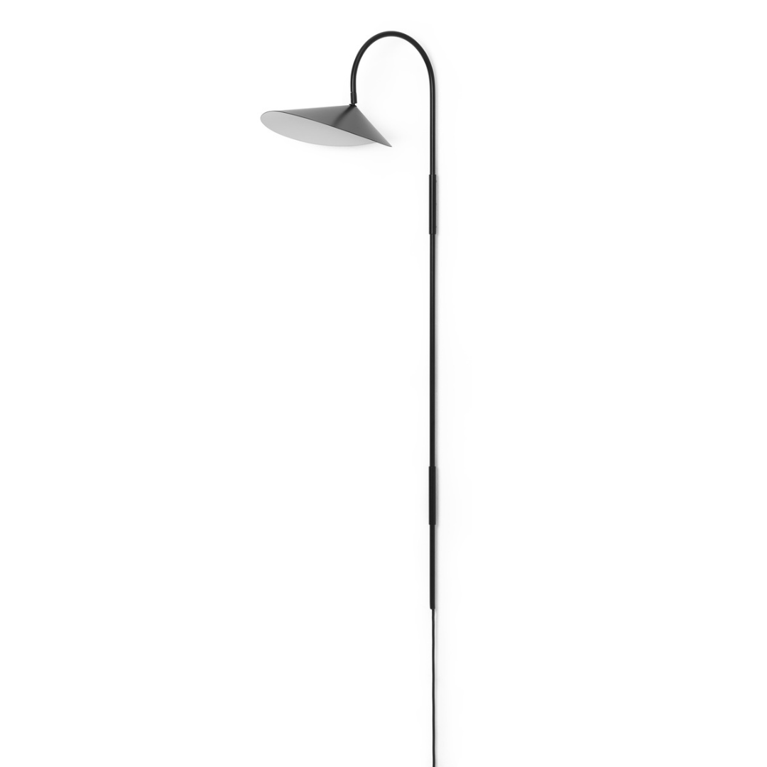 Arum Swivel Wall Lamp Tall - Black