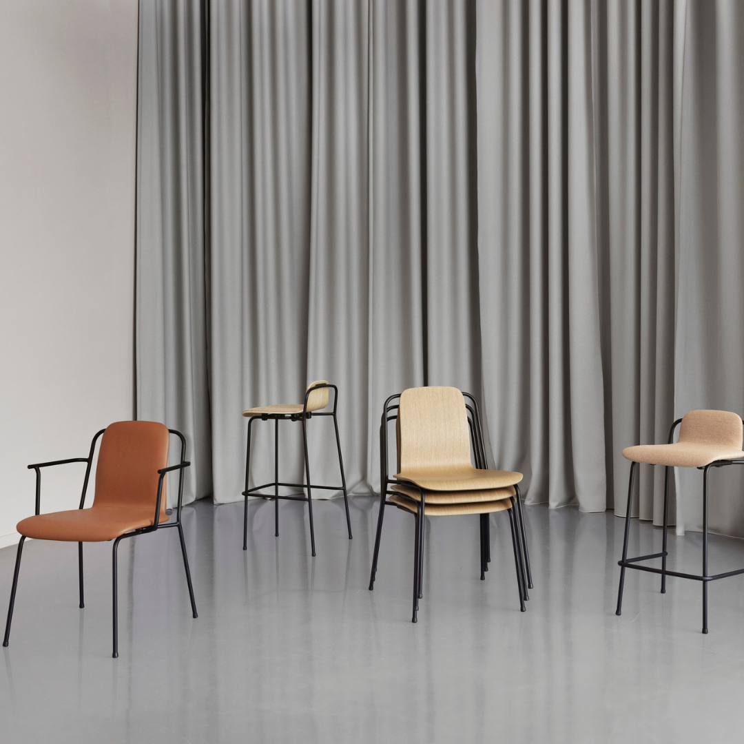 Studio Chair Black Steel