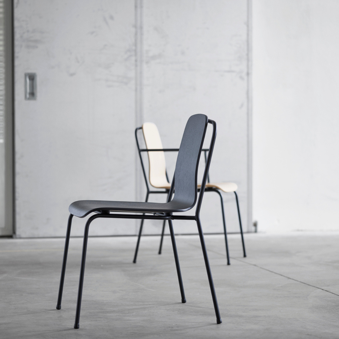 Studio Chair Black Steel