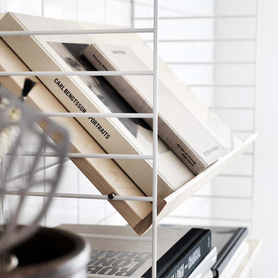 Wood Magazine Shelf - 30.7