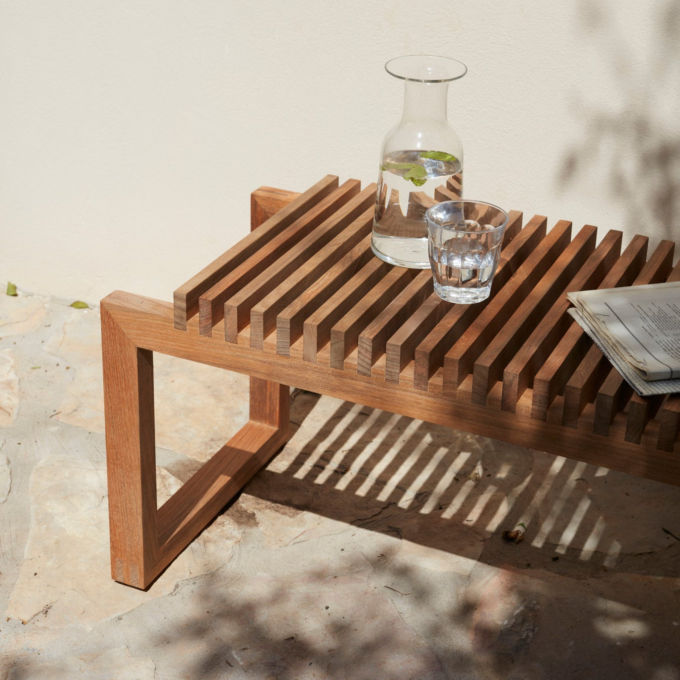 Cutter Bench Teak - Batten Home