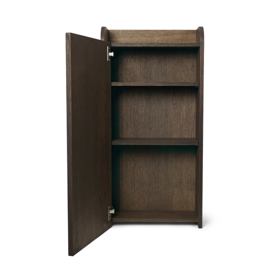 Sill Wall Cabinet - Dark Stained Oak