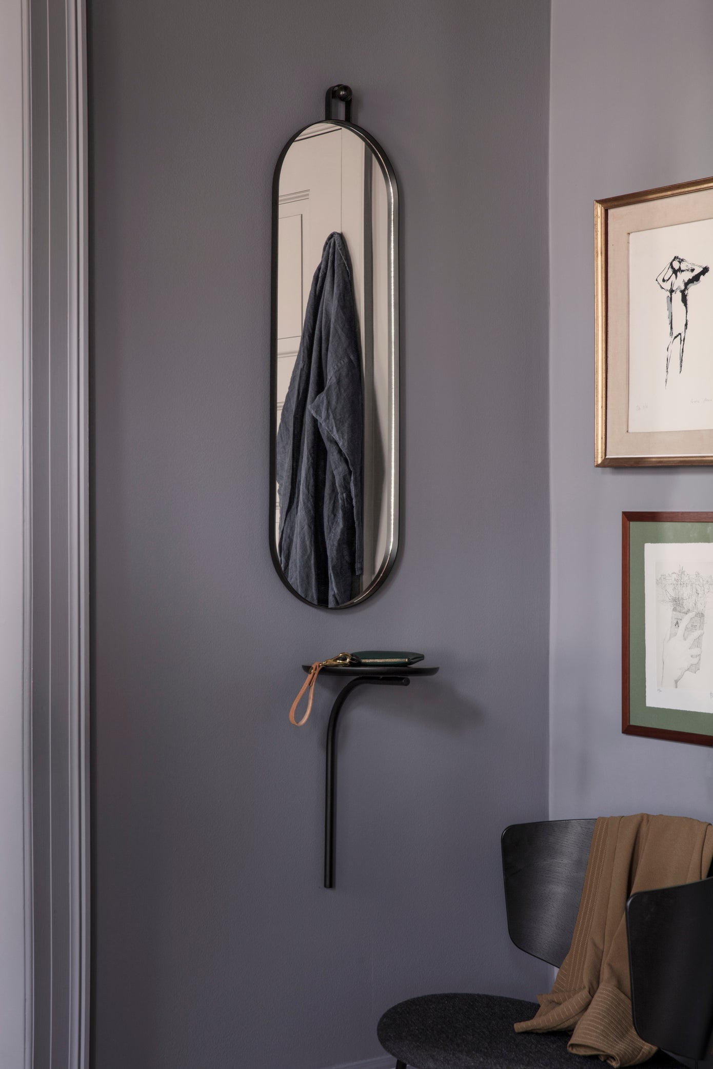 Ferm LivingPoise Oval Mirror - Batten Home