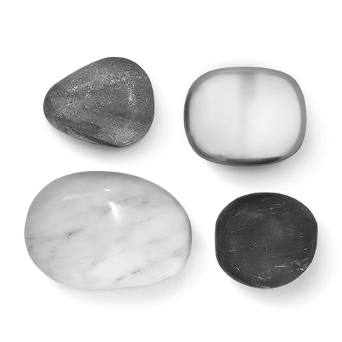 Rock Pile Sculpture in Grey Tones