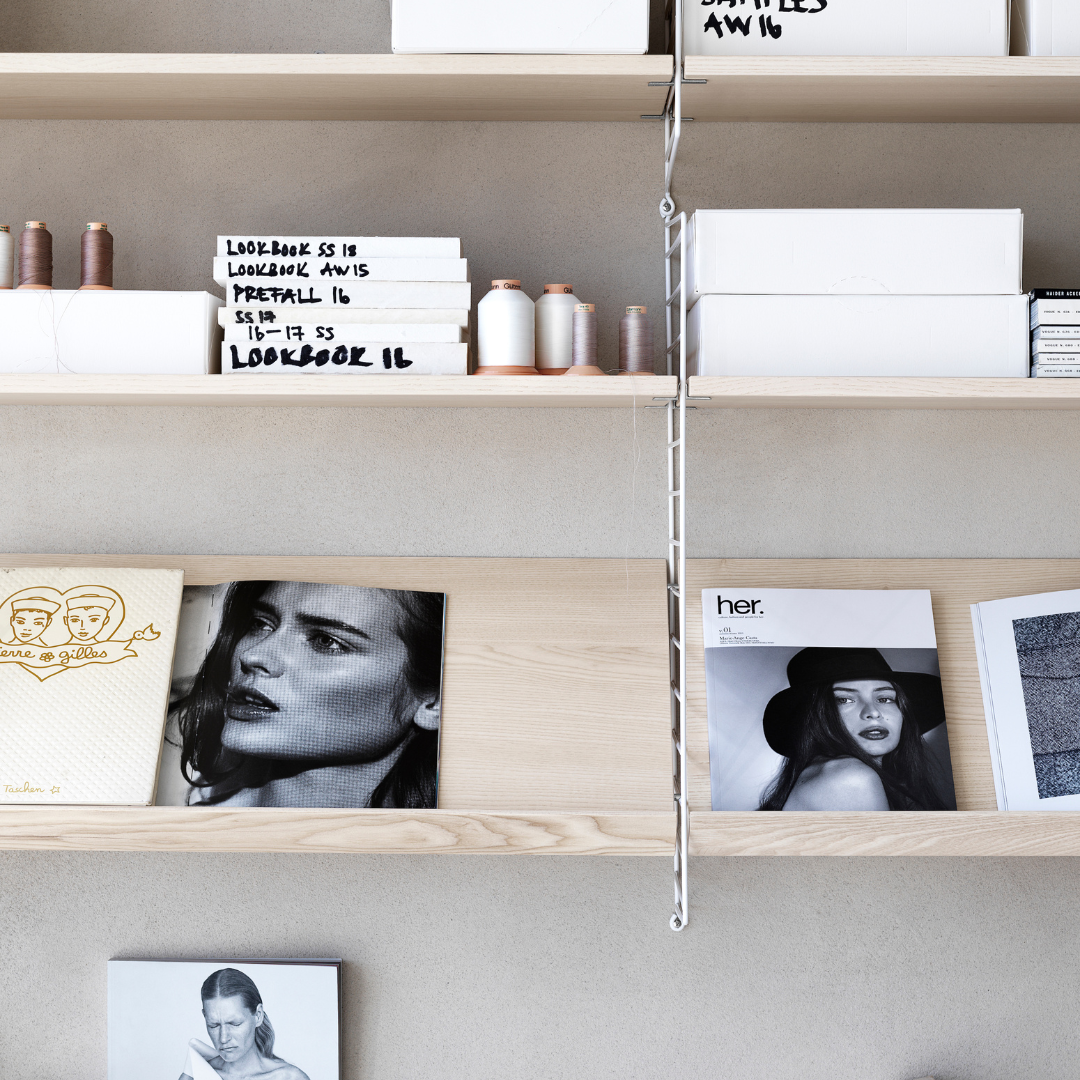 Wood Magazine Shelf - 22.8