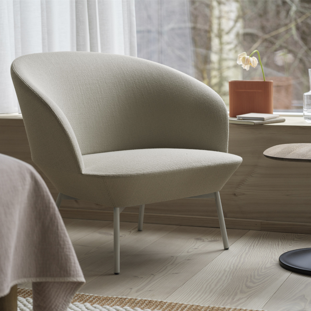 Oslo Lounge Chair - Tube Base - Batten Home