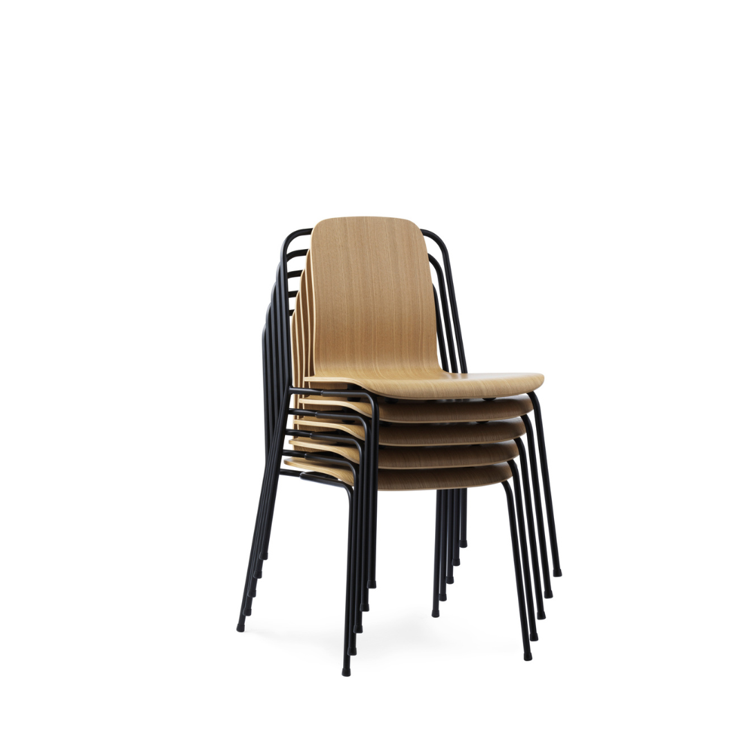 Studio Chair Black Steel