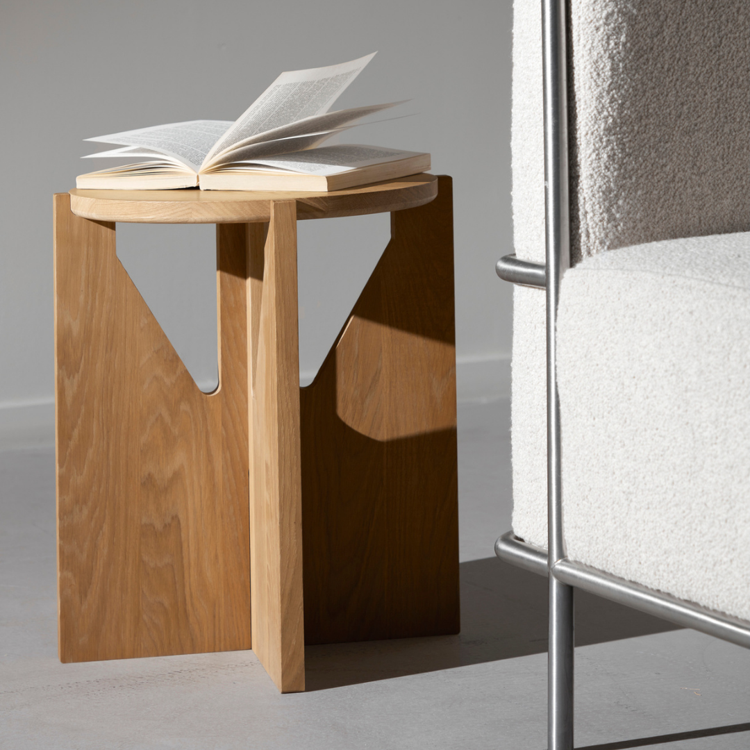 Stool Oiled Oak - Batten Home