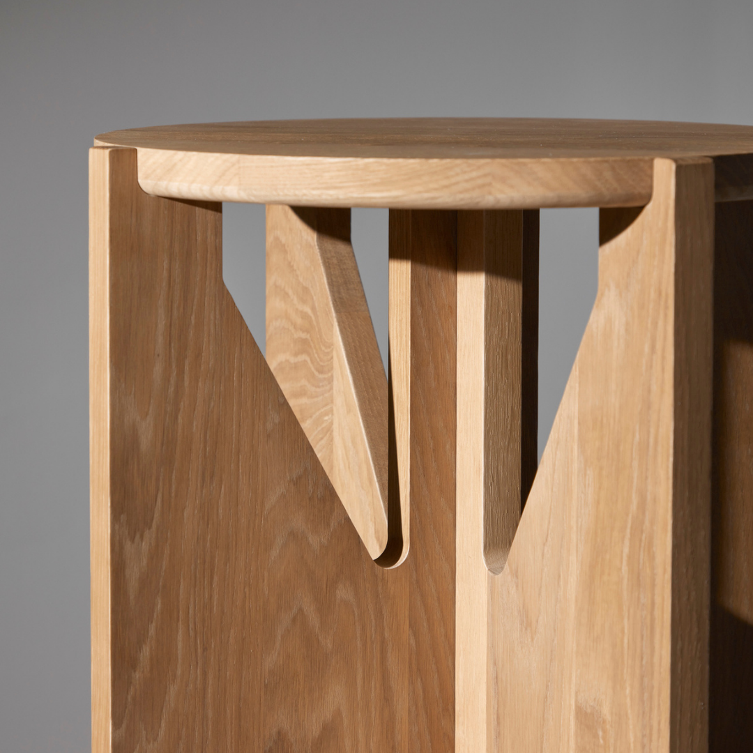 Stool Oiled Oak - Batten Home