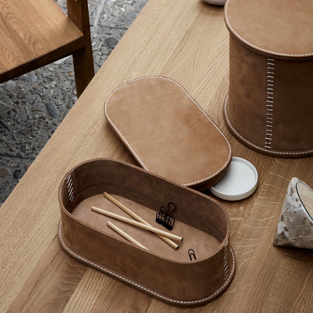 Stitched Leather Box