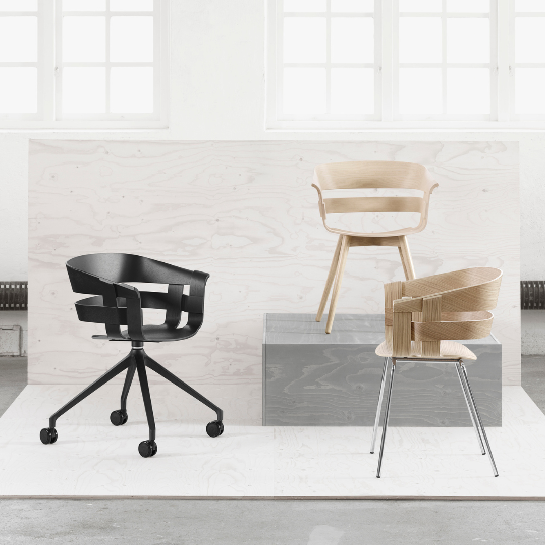 Wick Office Swivel Chair (With Wheels)