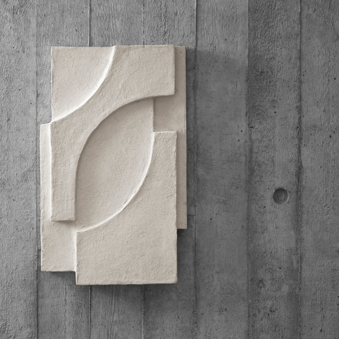 Kristina Dam Studio Serif Relief Wall Hanging - Batten Home