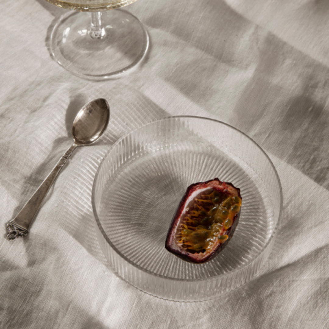 Ripple Serving Bowls Set - Clear