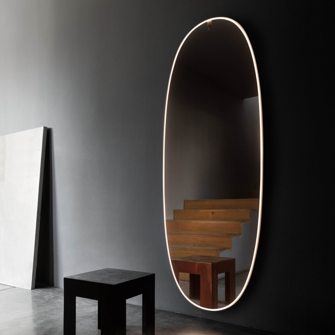 La Plus Belle Wall Mounted Mirror With LED Lights