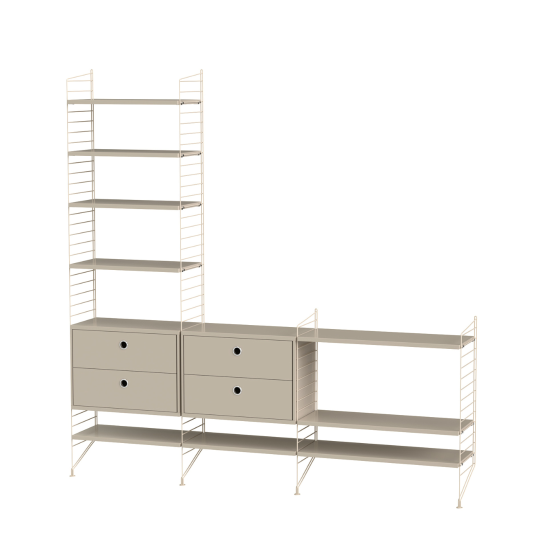 String Furniture - String Living Room Configuration J - Batten Home