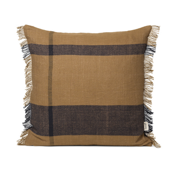 The Dry Cushion by Ferm Living is a beautiful, everyday cushion that looks stunning when styled in pairs or alongside the Ferm Living Dry Cushion Long. We love its plush size and the fringe detail that runs along two sides.