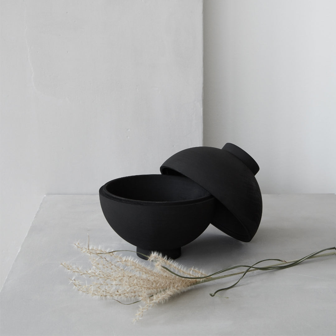 Kristina DamWooden Sphere Black - Batten Home