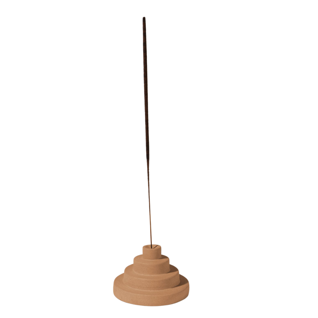 Ceramic Meso Incense Holder - Terracotta