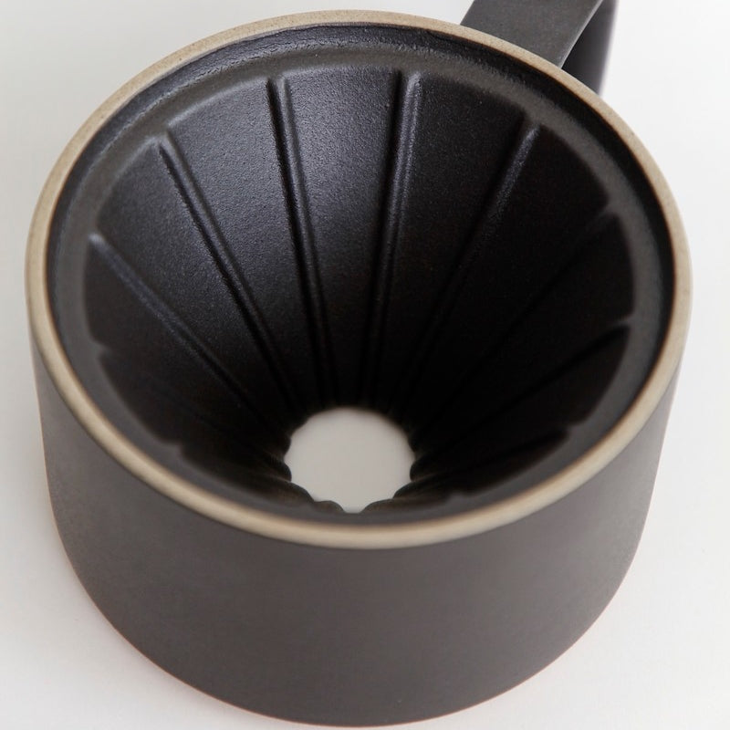 Hasami PorcelainCoffee Dripper in Black - Batten Home
