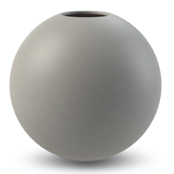 Ball Vase Grey 20cm