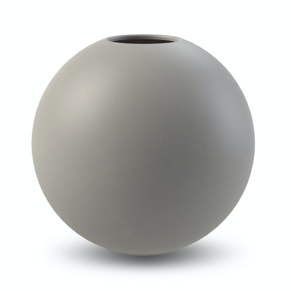 Ball Vase Grey 30cm