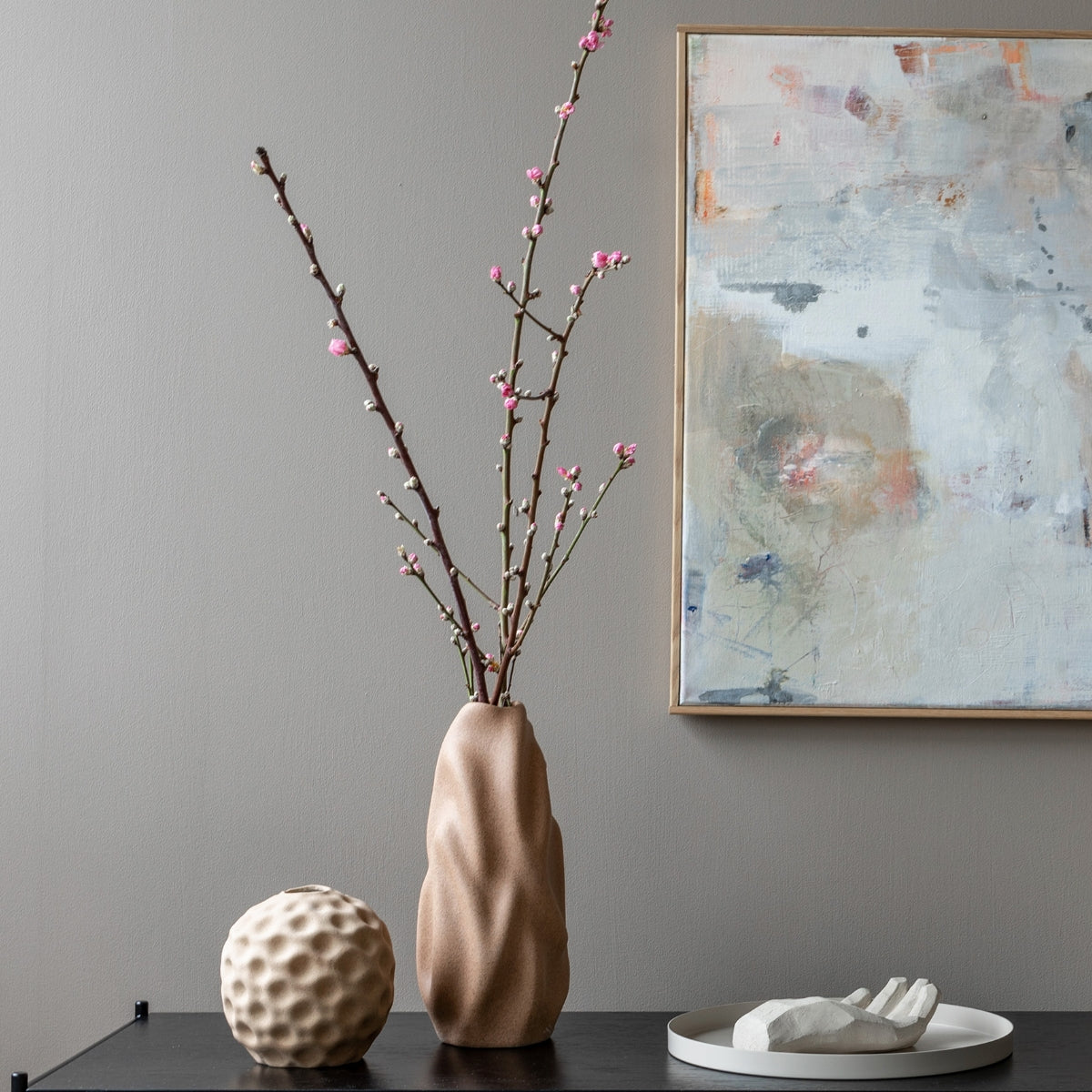 Seedpod Large in Walnut