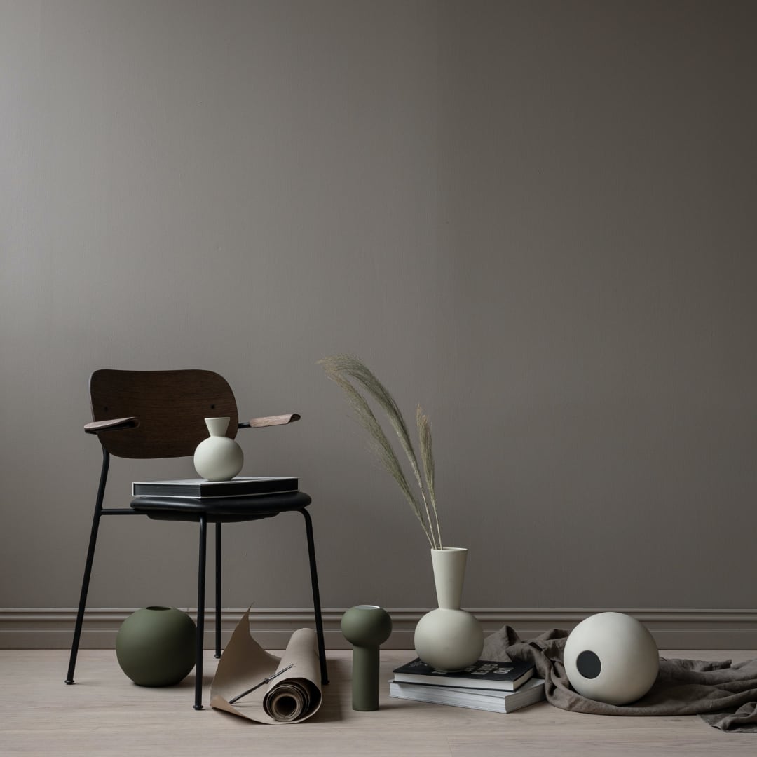 Trumpet Vase 16cm Olive