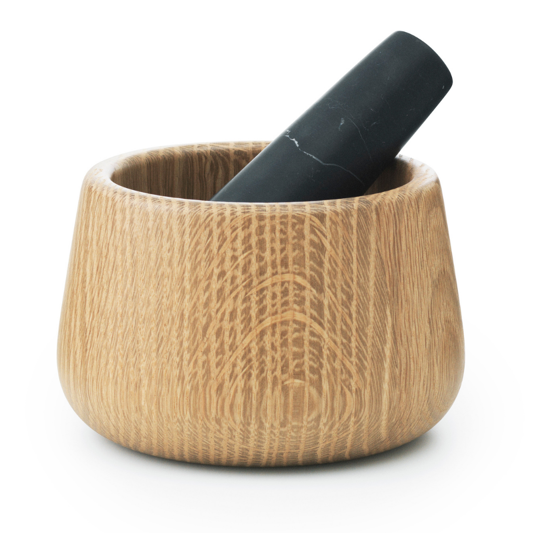 The Craft Mortar & Pestle is just one piece of the beautiful collaboration between Normann Copenhagen and Danish designer Simon Legald. The Craft Collection offers a variety of kitchen essentials, made of quality materials that are suitable for everyday use.