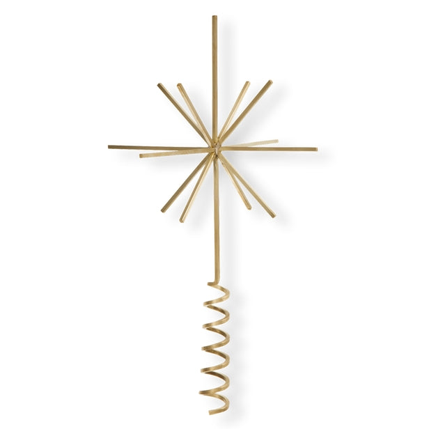 Brass Christmas Tree Top Star