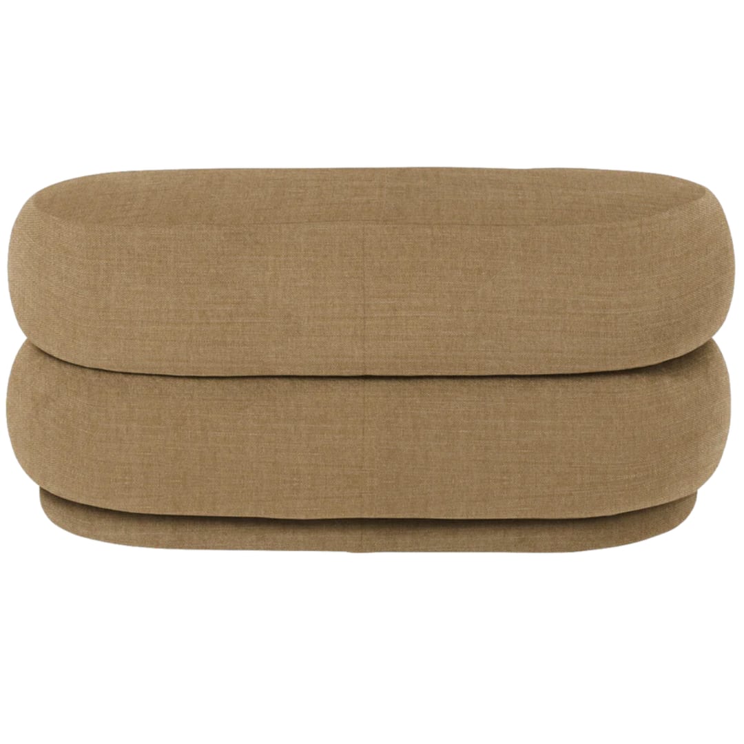 Pouf Oval Hot Madison Sugar Kelp