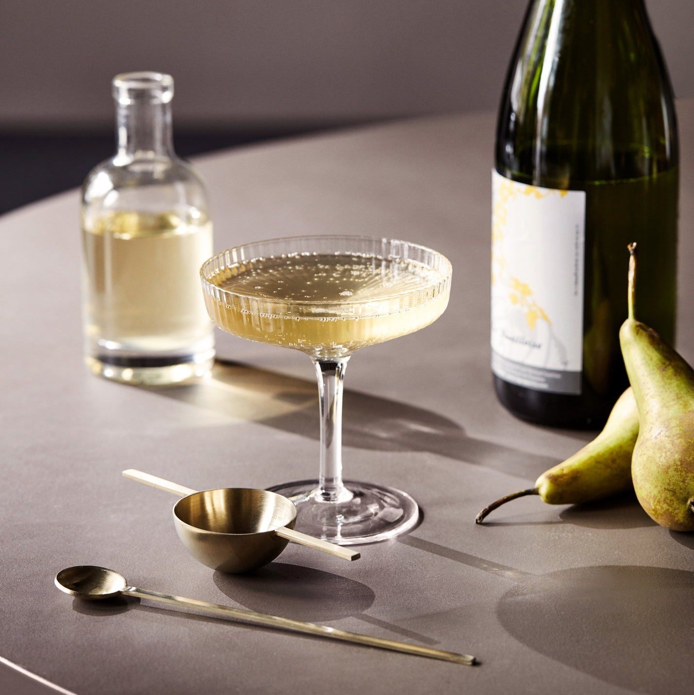 Ferm LivingRipple Champagne Glasses - Batten Home