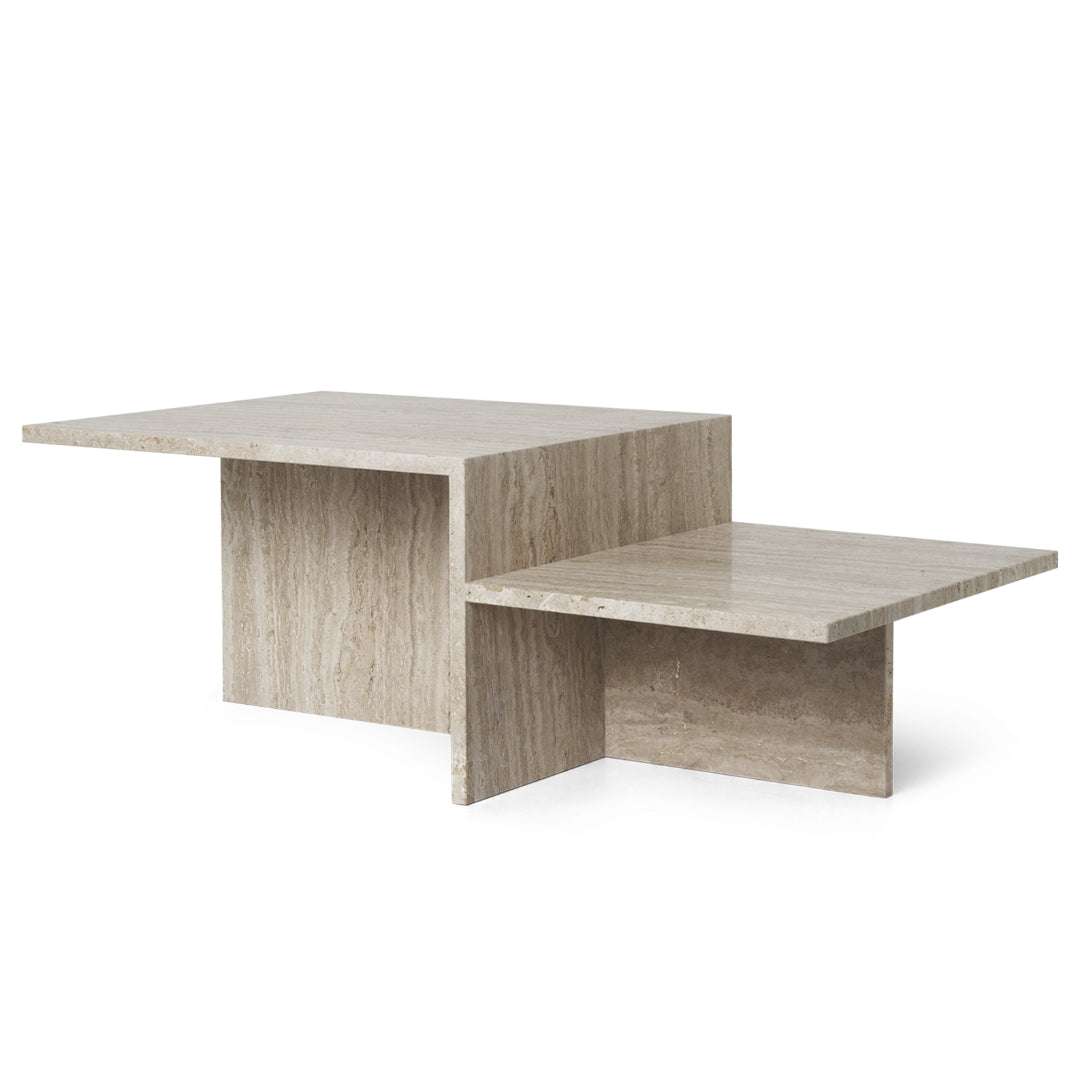 Ferm LivingDistinct Coffee Table - Travertine - Batten Home