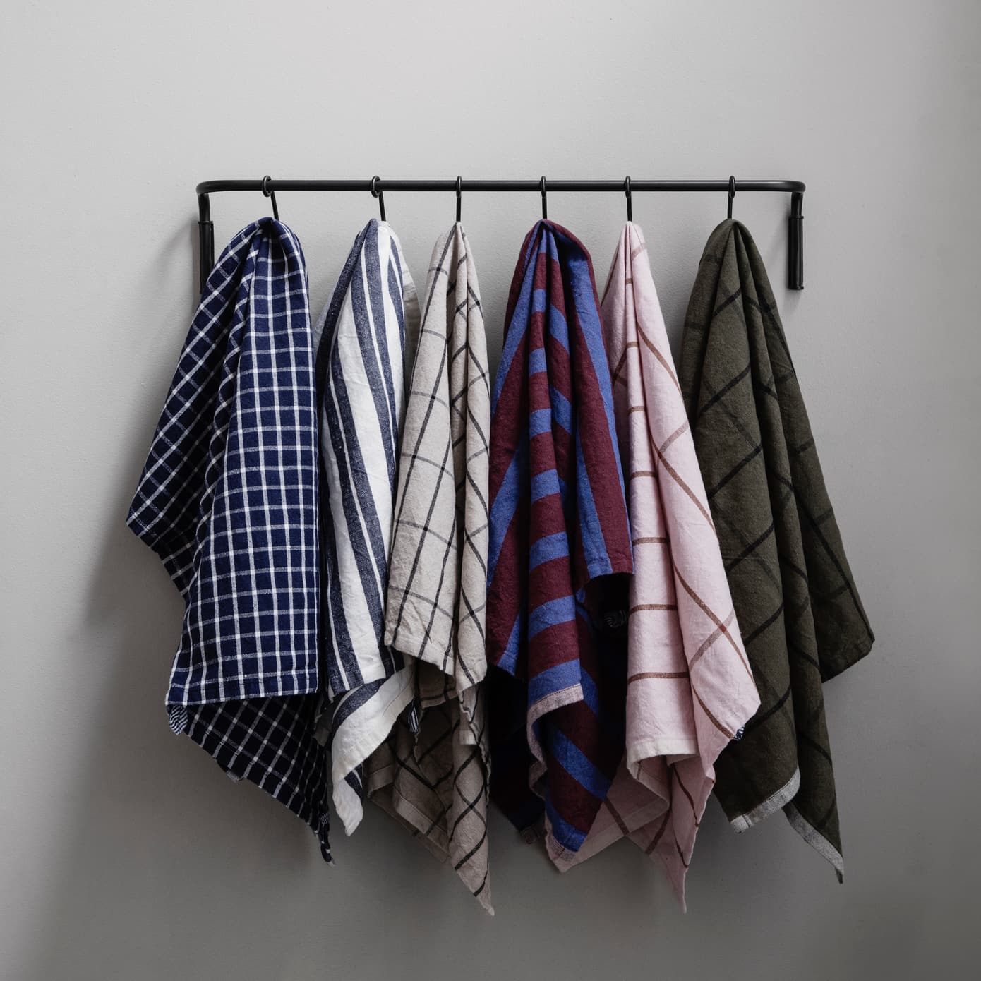 Ferm LivingHale Tea Towel Rose | Rust - Batten Home