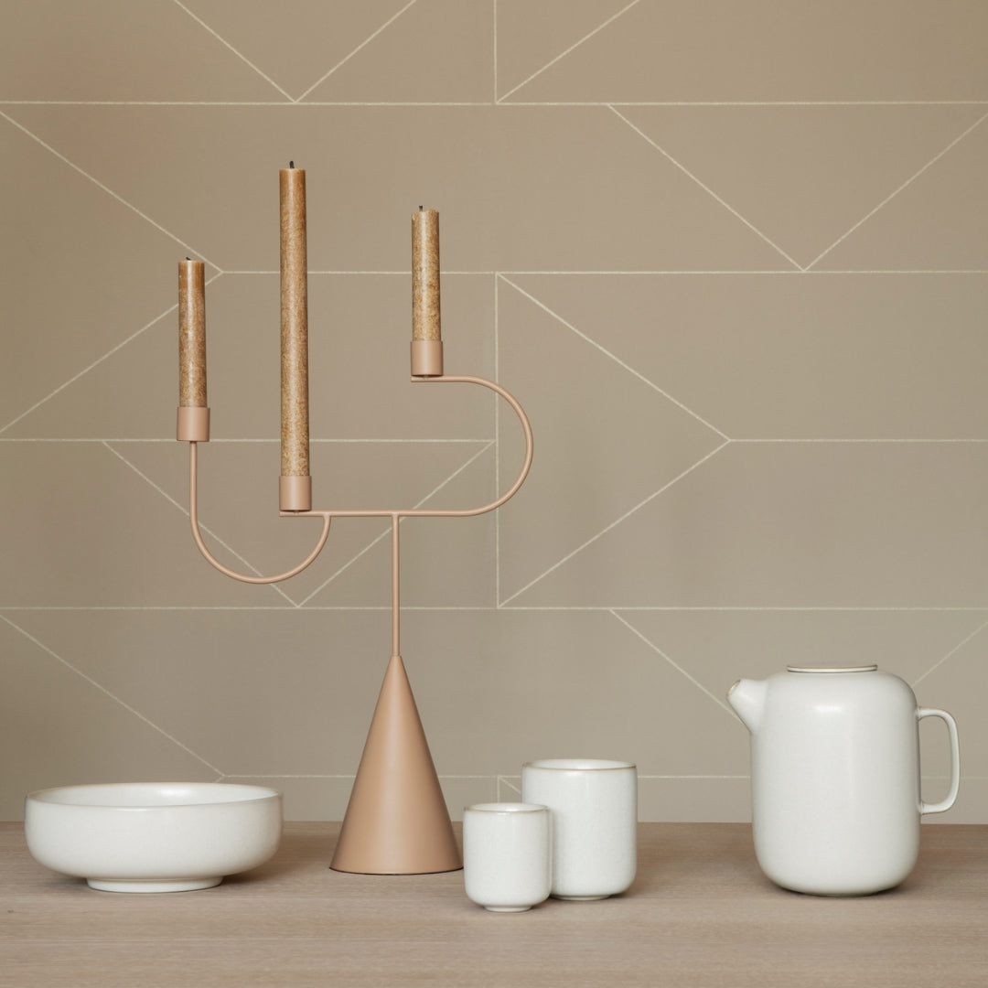 Ferm LivingLines Wallpaper Cashmere - Batten Home