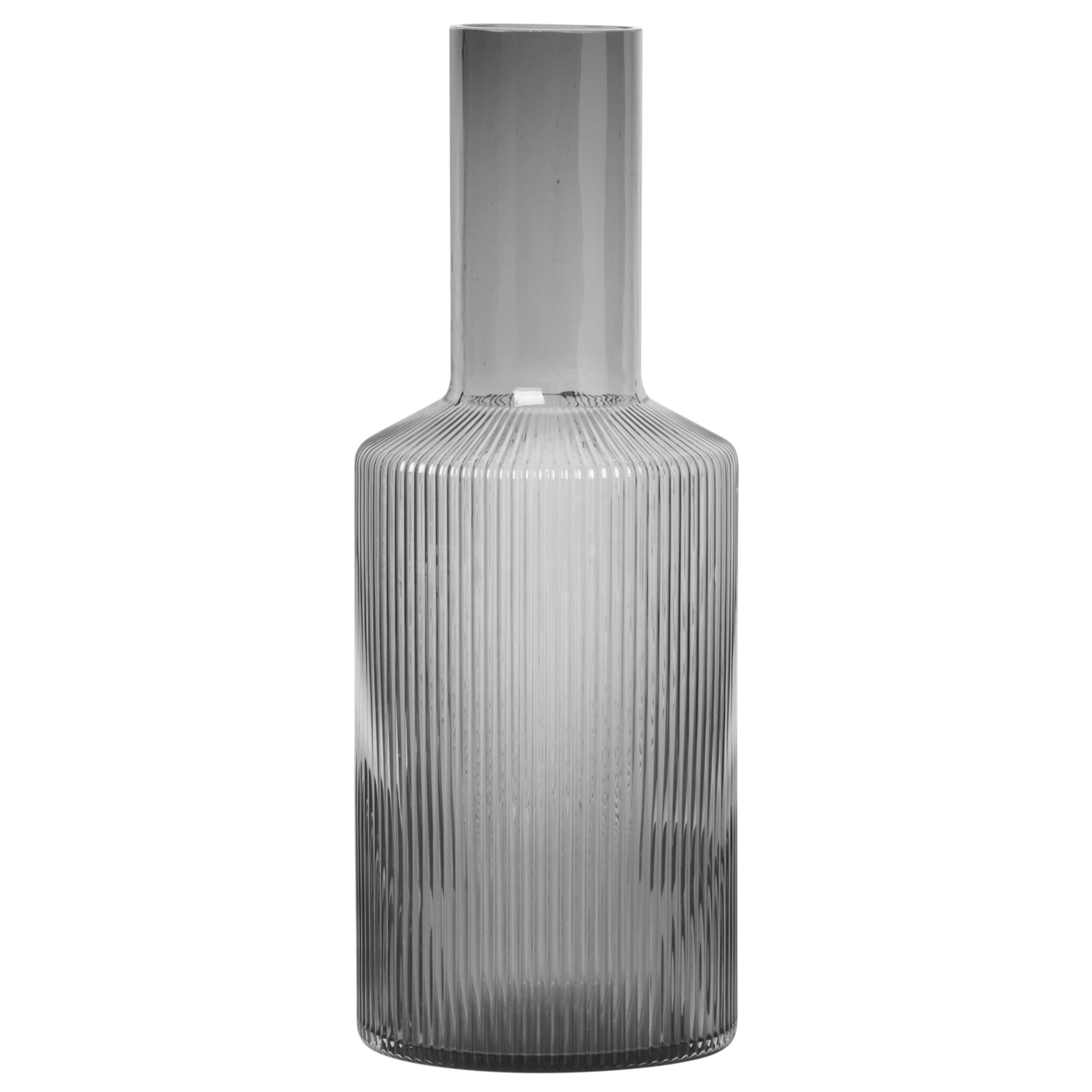 Ferm LivingRipple Carafe in Smoked Grey - Batten Home