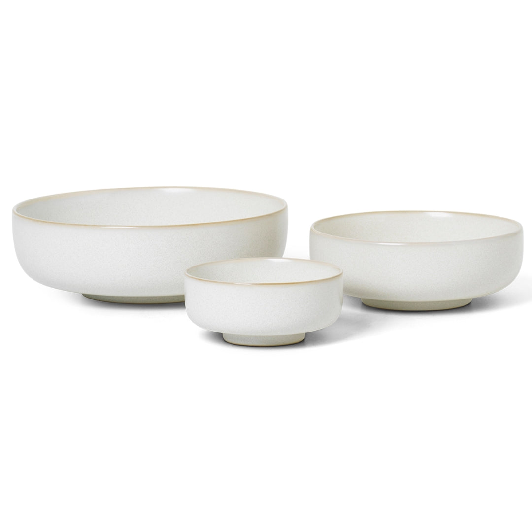 Ferm LivingSekki Bowls in Cream - Batten Home