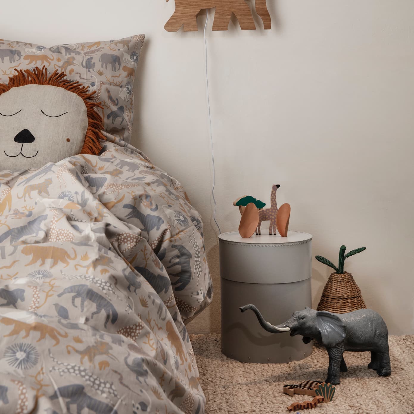 Ferm LivingPear Braided Storage Basket - Batten Home