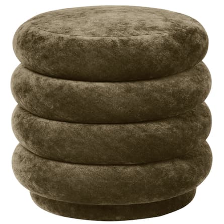 Ferm LivingPouf Faded Velvet Small Forest - Batten Home