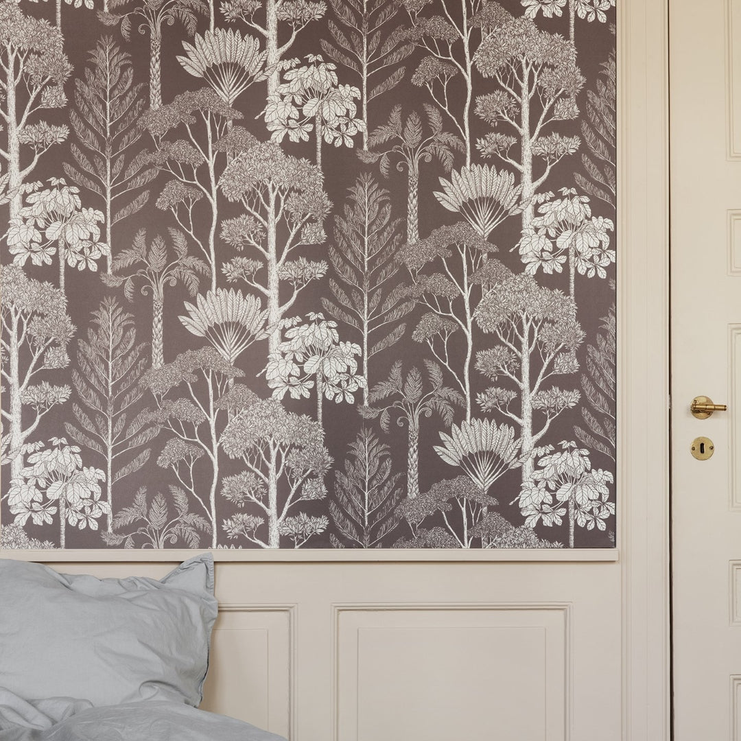 Ferm LivingKatie Scott Wallpaper Trees Mahogany - Batten Home
