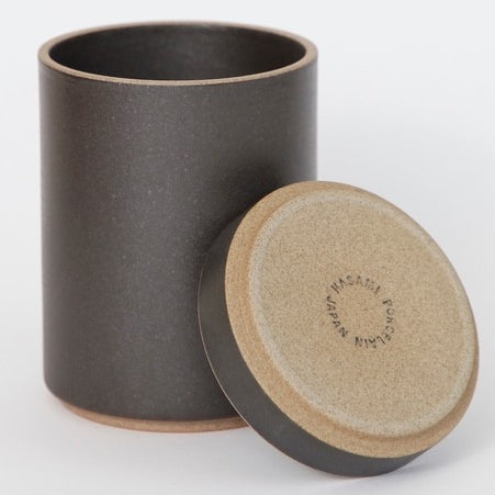 Hasami PorcelainSmall Planter and Saucer Set in Black - Batten Home