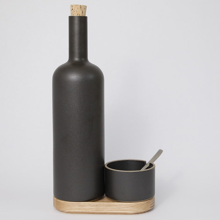 Hasami PorcelainBottle in Black - Batten Home