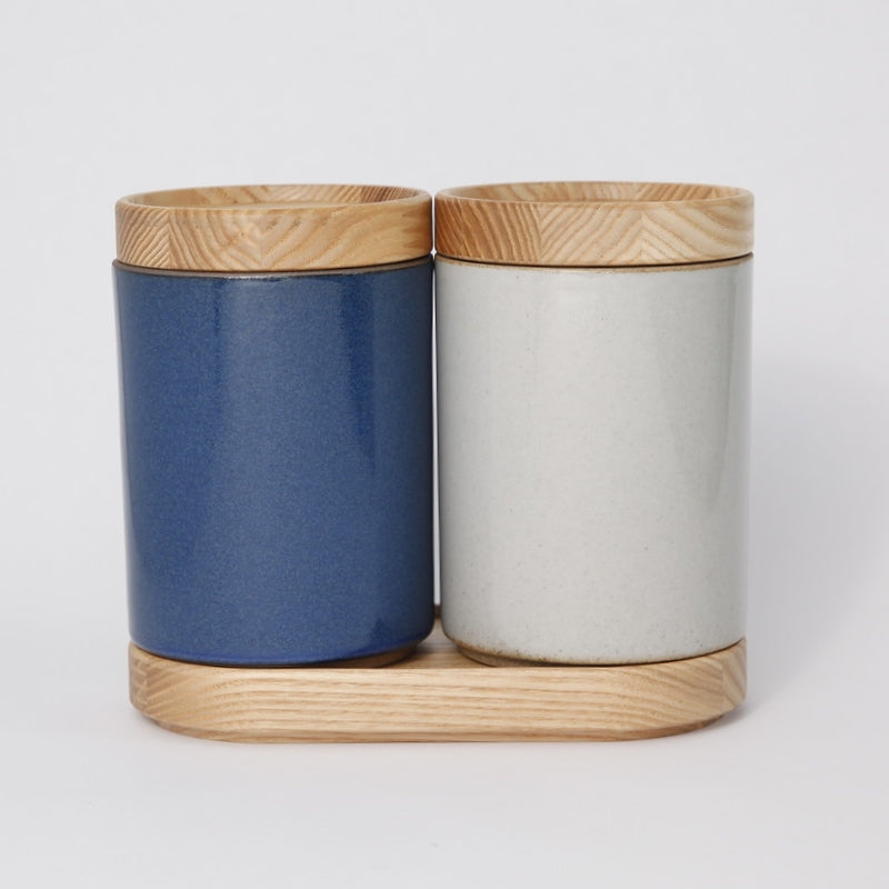 Hasami PorcelainContainer in Gloss Gray - Batten Home